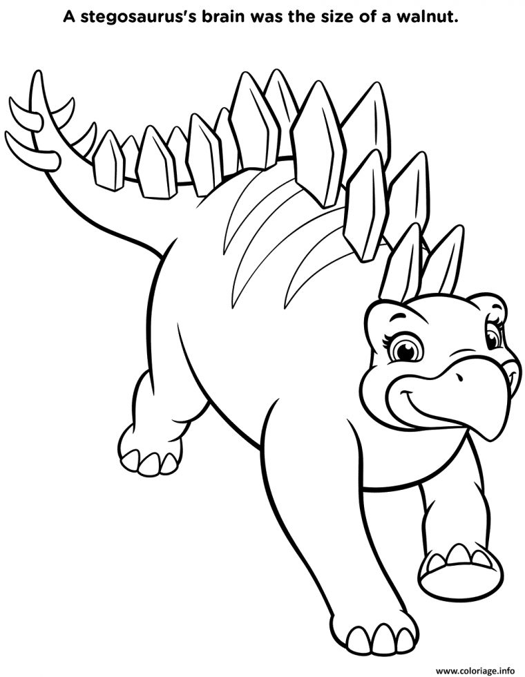 Coloriage Dinosaure Stegosaurus Dino Rescue Dessin Pat Patrouille À pour Dinosaure Coloriage Magique À Imprimer