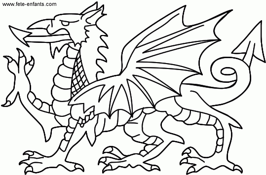 Coloriage Dragon Magique intérieur Dragon Coloriage Magique