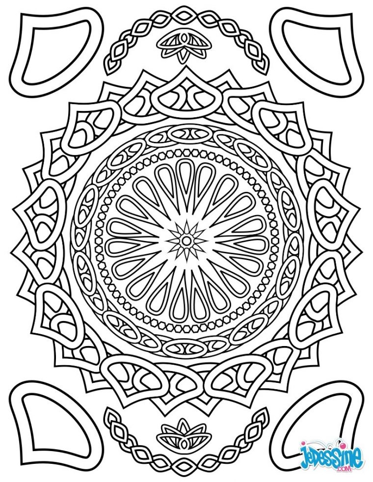 Coloriage En Ligne Mandala Adulte | 30000 ++ Collections De Pages À intérieur Coloriage Mandala Janvier