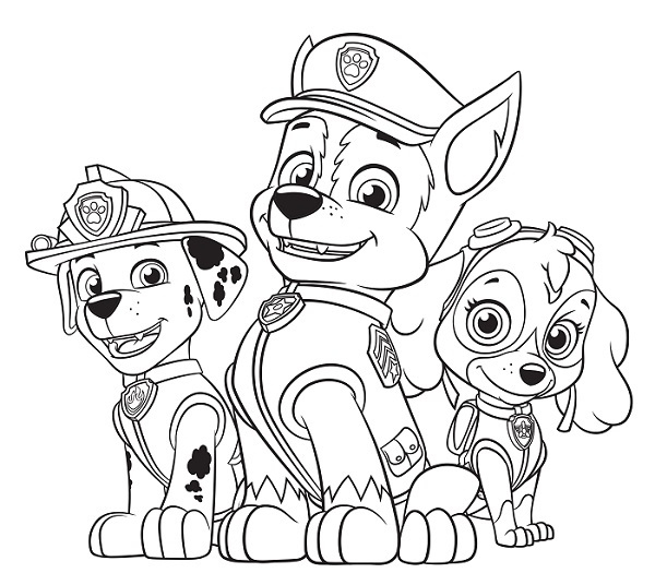 Coloriage Et Dessins Pat Patrouille (Ou Paw Patrol ^^) destiné Paw Patrol Dessin A Imprimer