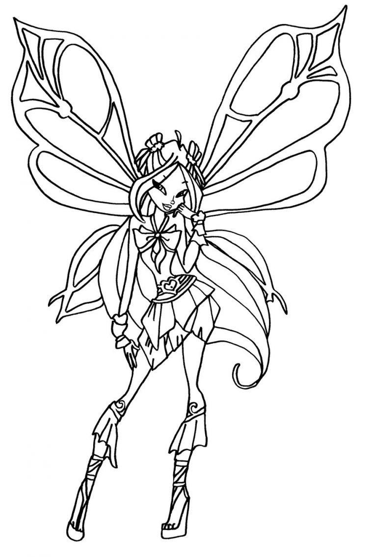 Coloriage Flora Sophix Winx À Imprimer tout Dessin A Colorier Et A Imprimer Winx