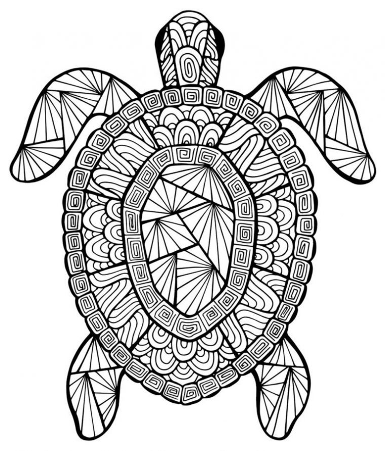 Coloriage Gratuits Beau Stock Tortue Coloriages D Animaux Mandalas Zen concernant Coloriage Mandala Animaux À Imprimer Gratuit