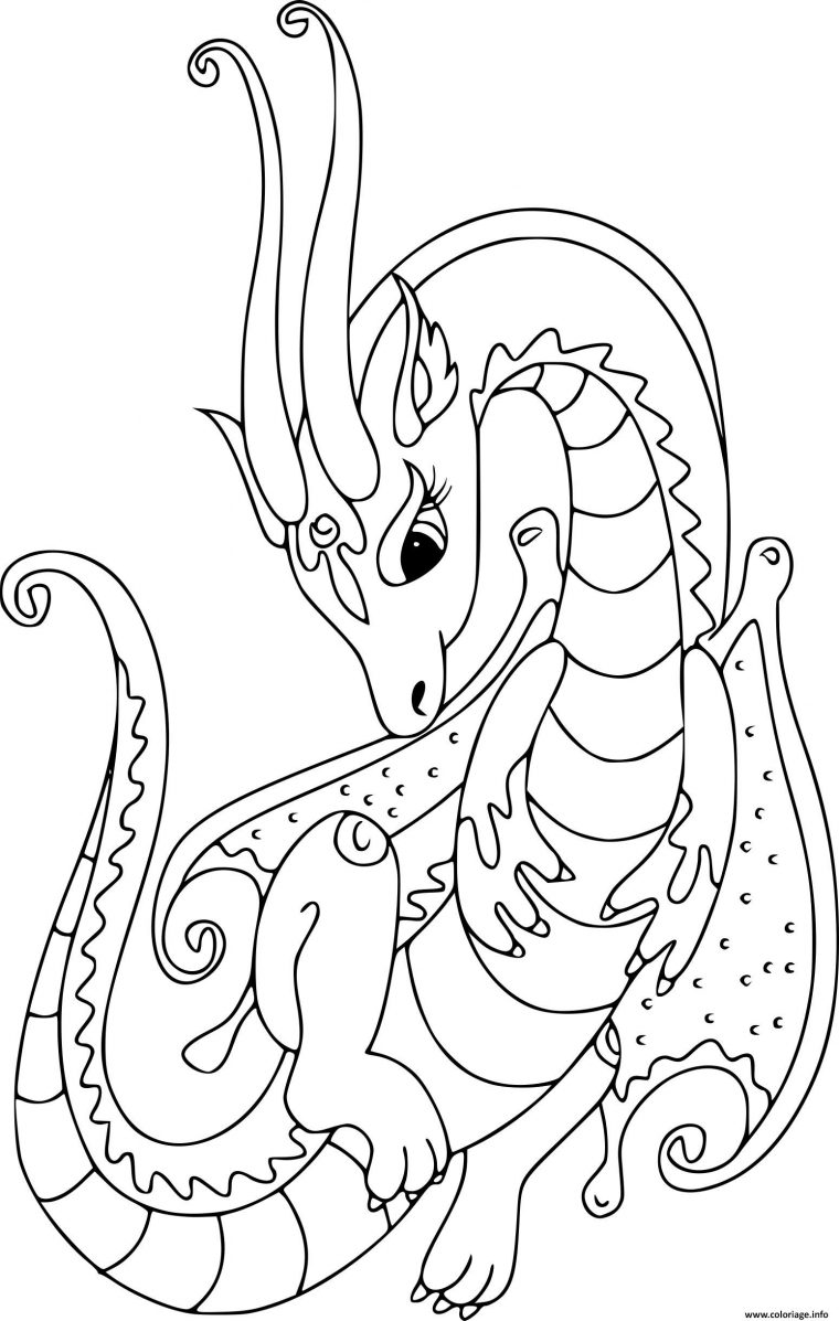 Coloriage Gulli Dragon Superbe Dessin Gulli À Imprimer dedans Coloriage Magique Dragon