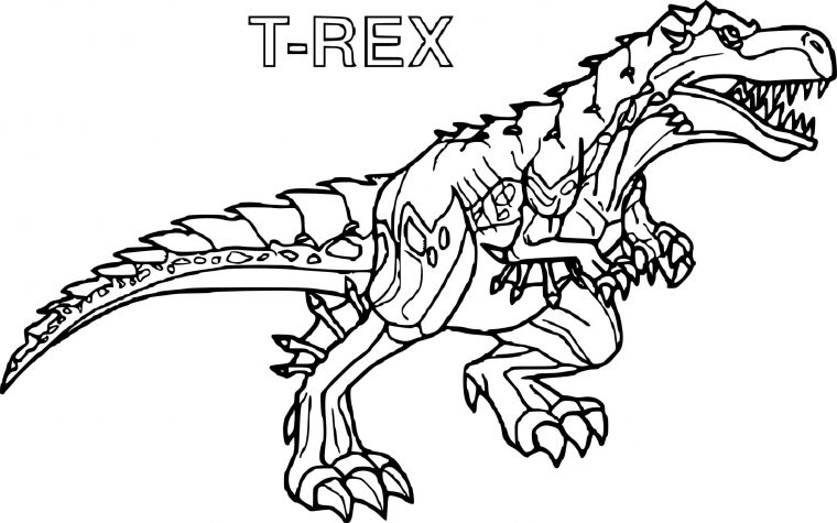 Coloriage Imprimer Dinosaure Tyrex From Coloriage T Rex Gratuit, Source destiné Dinosaure Coloriage Magique À Imprimer