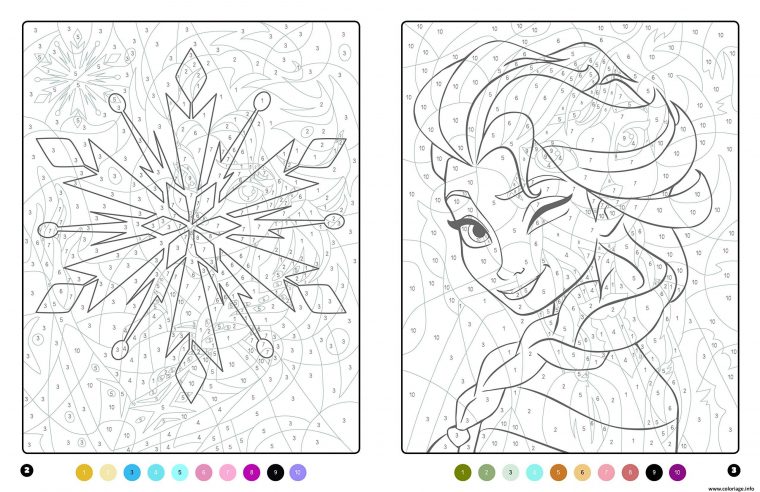 Coloriage La Reine Des Neiges Magique Disney Dessin Magique À Imprimer à Princesse Coloriage Magique