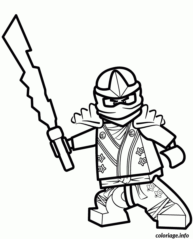 Coloriage Lego Ninjago 2016 Dessin Lego À Imprimer avec Ninjago Coloriage En Ligne