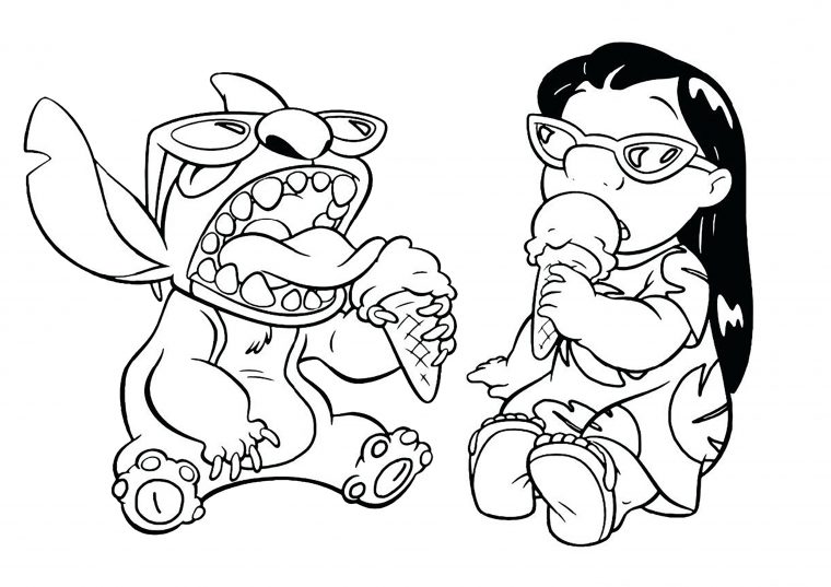 Coloriage Lilo Et Stich À Colorier Pour Enfants – Coloriage Lilo Et concernant Dessin De Stitch A Colorier Et A Imprimer