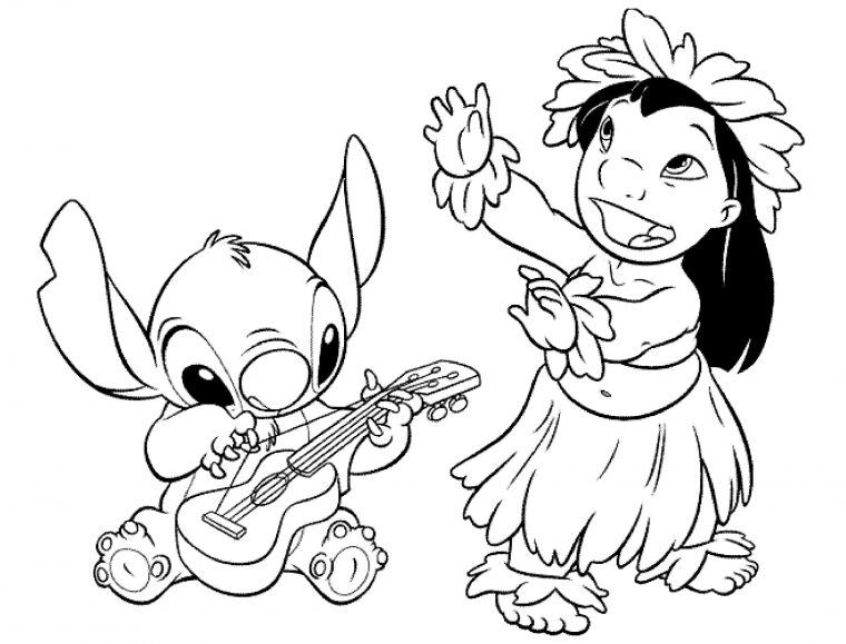 Coloriage Lilo Et Stich Pour Enfants – Coloriage Lilo Et Stich tout Dessin De Stitch A Colorier Et A Imprimer