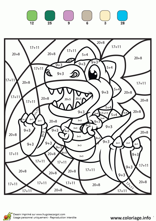 Coloriage Magique Addition 48 Dessin Magique À Imprimer serapportantà Coloriage Magique 5 À 10