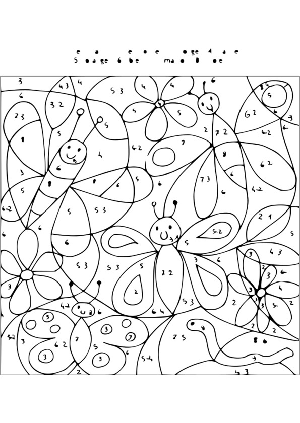 Coloriage Magique Adulte A Imprimer Gratuit à Coloriage Magique Été