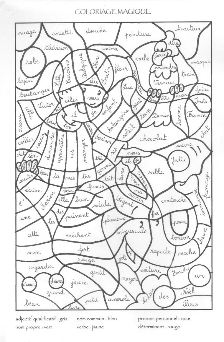 Coloriage Magique Anglais Cycle 3 | Coloring Pages, Math Pictures, Free tout Dessin Coloriage Magique