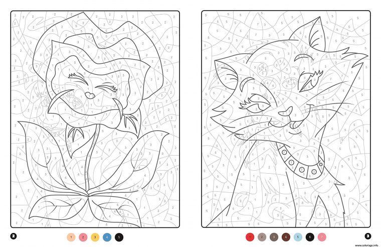 Coloriage Magique Disney Chat Et Plante Dessin Magique À Imprimer concernant Coloriage Magique Princesse