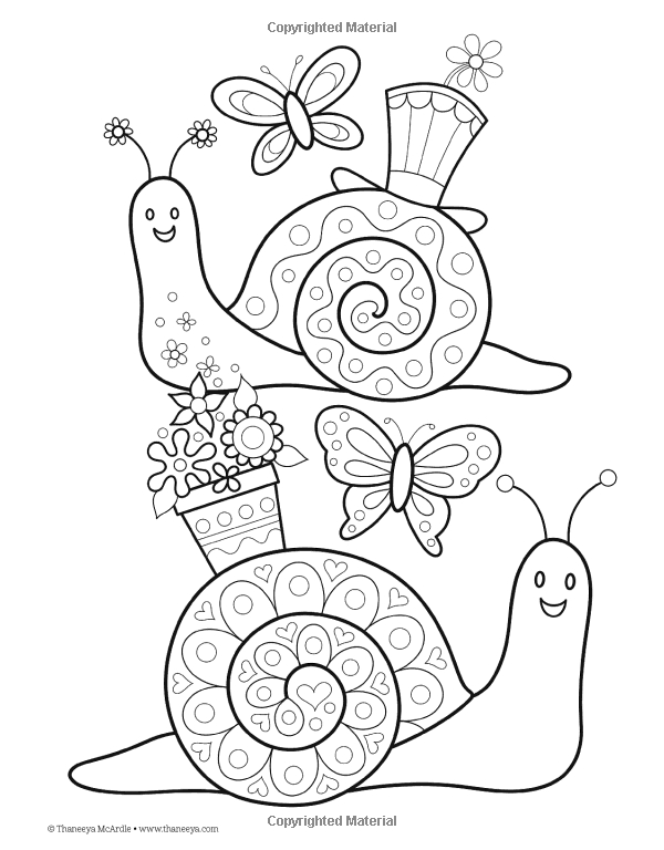 Coloriage Magique Escargot serapportantà Hugo L'Escargot 6 Coloriage