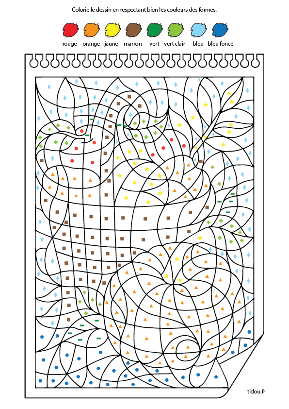 Coloriage Magique, Maternelle Petite Section – Tidou.fr intérieur Coloriage Magique Ms 1 À 4