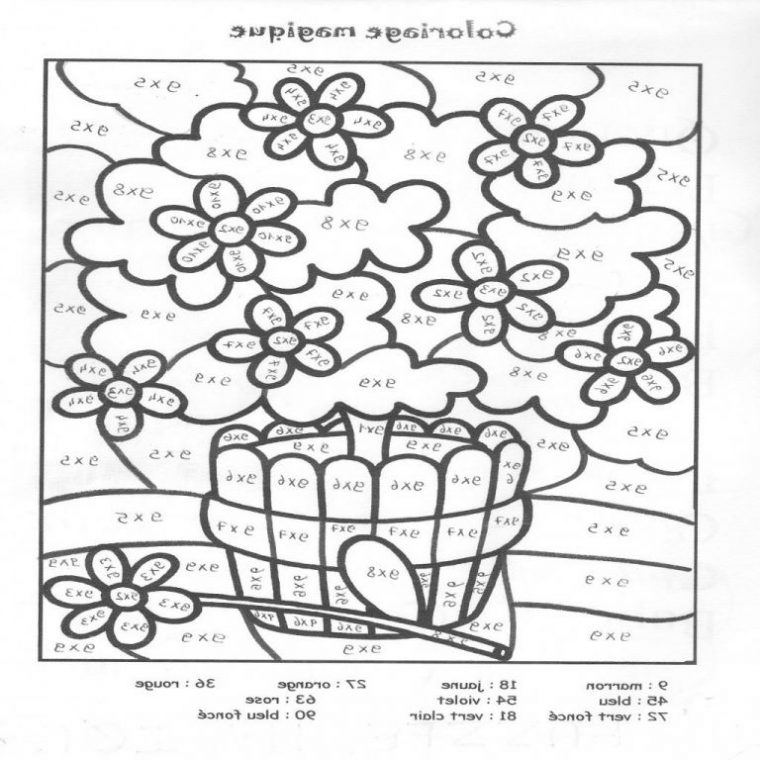 Coloriage Magique Multiplication Ce2 Impressionnant Stock Boursif O N 1 à Coloriage Magique Table 7