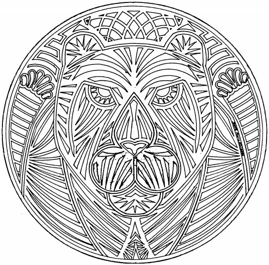 Coloriage Mandala Lion Difficile Dessin Gratuit À Imprimer destiné Lion Coloriage Mandala