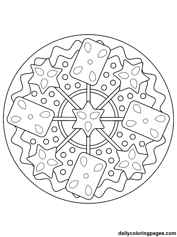 Coloriage Mandala Noel Magnifique Pour Enfant Dessin Gratuit À Imprimer intérieur Jeu Jeu Jeu De Coloriage Mandala