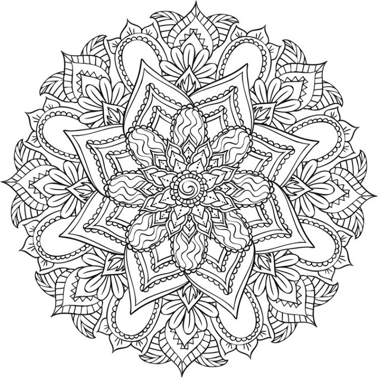 Coloriage Mandalas À Imprimer | Creapassions dedans Coloriage Kangourou Mandala