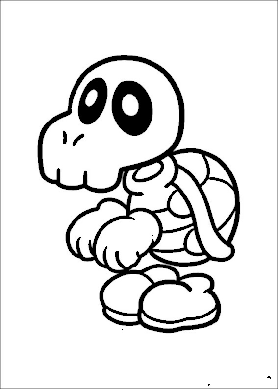 Coloriage Mario Bros 12 concernant Mario Coloriage En Ligne