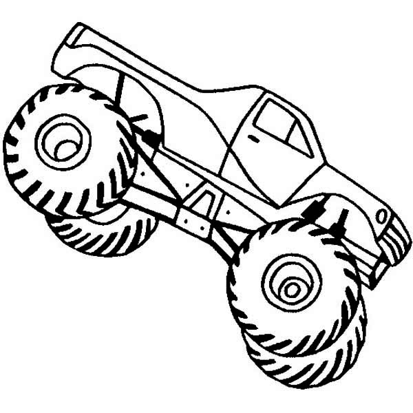 Coloriage Monster Truck #141390 (Transport) – Album De Coloriages destiné Dessin A Colorier Monster Truck A Imprimer