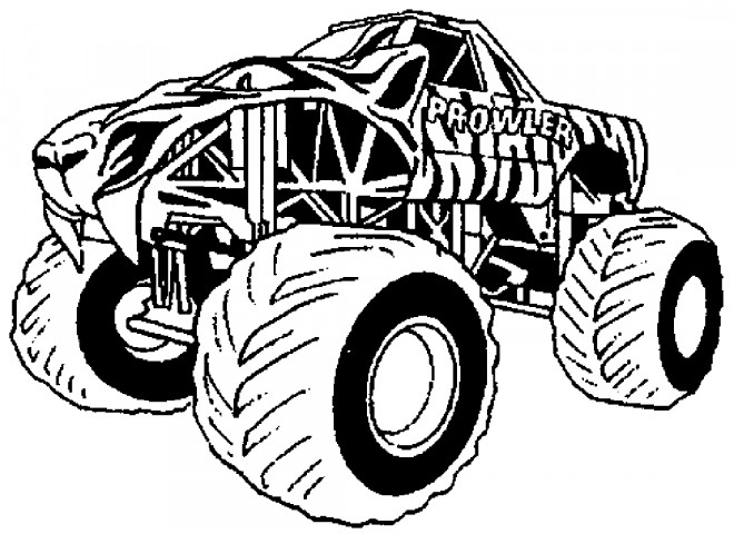 Coloriage Monster Truck Géante Dessin Gratuit À Imprimer avec Dessin A Colorier Monster Truck A Imprimer