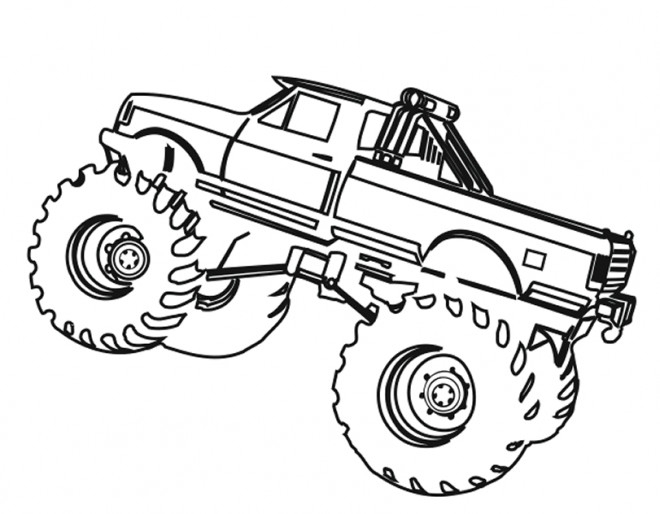 Coloriage Monster Truck Sur Ordinateur Dessin Gratuit À Imprimer pour Dessin A Colorier Monster Truck A Imprimer