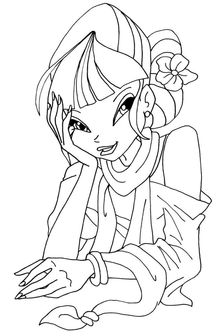 Coloriage Musa À Imprimer dedans Dessin A Colorier Et A Imprimer Winx