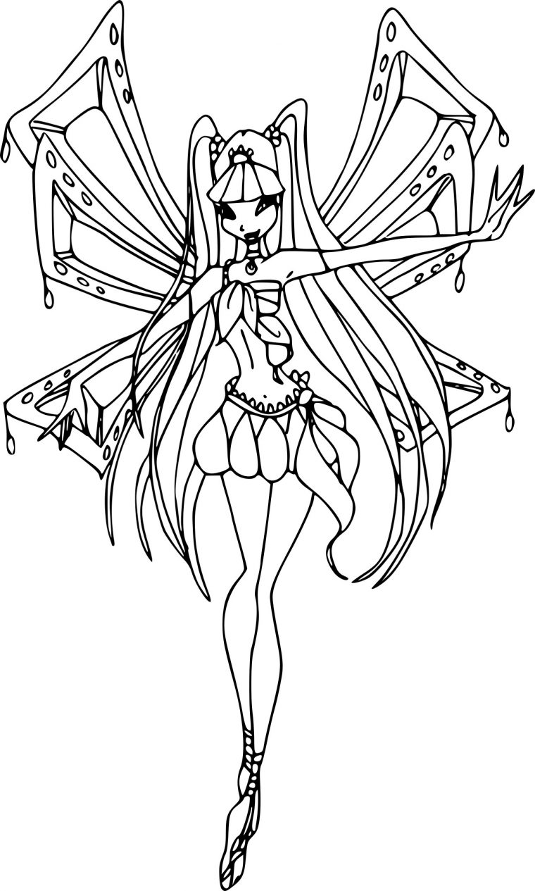 Coloriage Musa Enchantix À Imprimer serapportantà Dessin A Colorier Et A Imprimer Winx