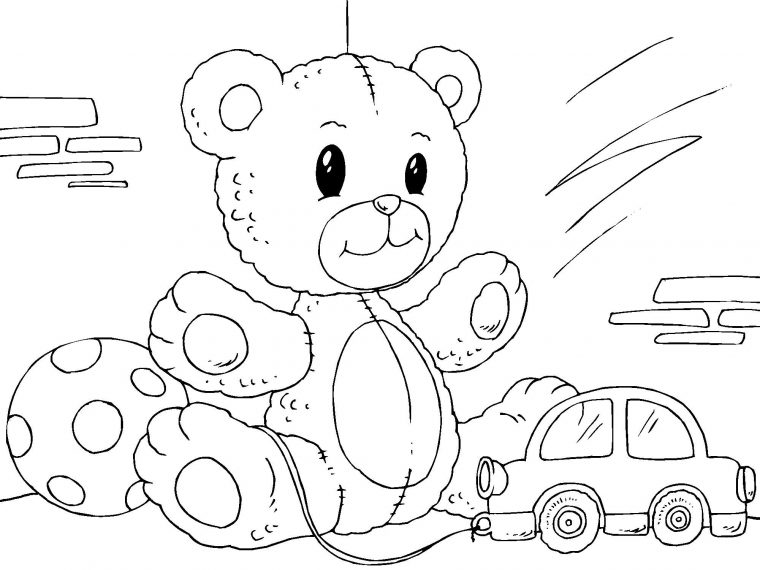 Coloriage Nounours – Coloriages Gratuits À Imprimer – Dessin 22822 tout Coloriage En Ligne Nounours