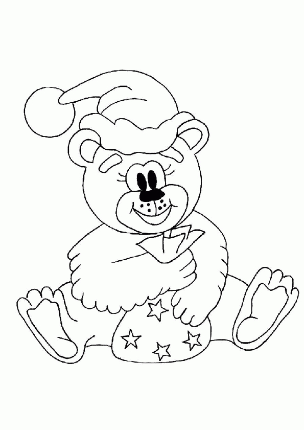 Coloriage Nounours Noel Coloriage Sur Hugolescargot tout Coloriage En Ligne Nounours