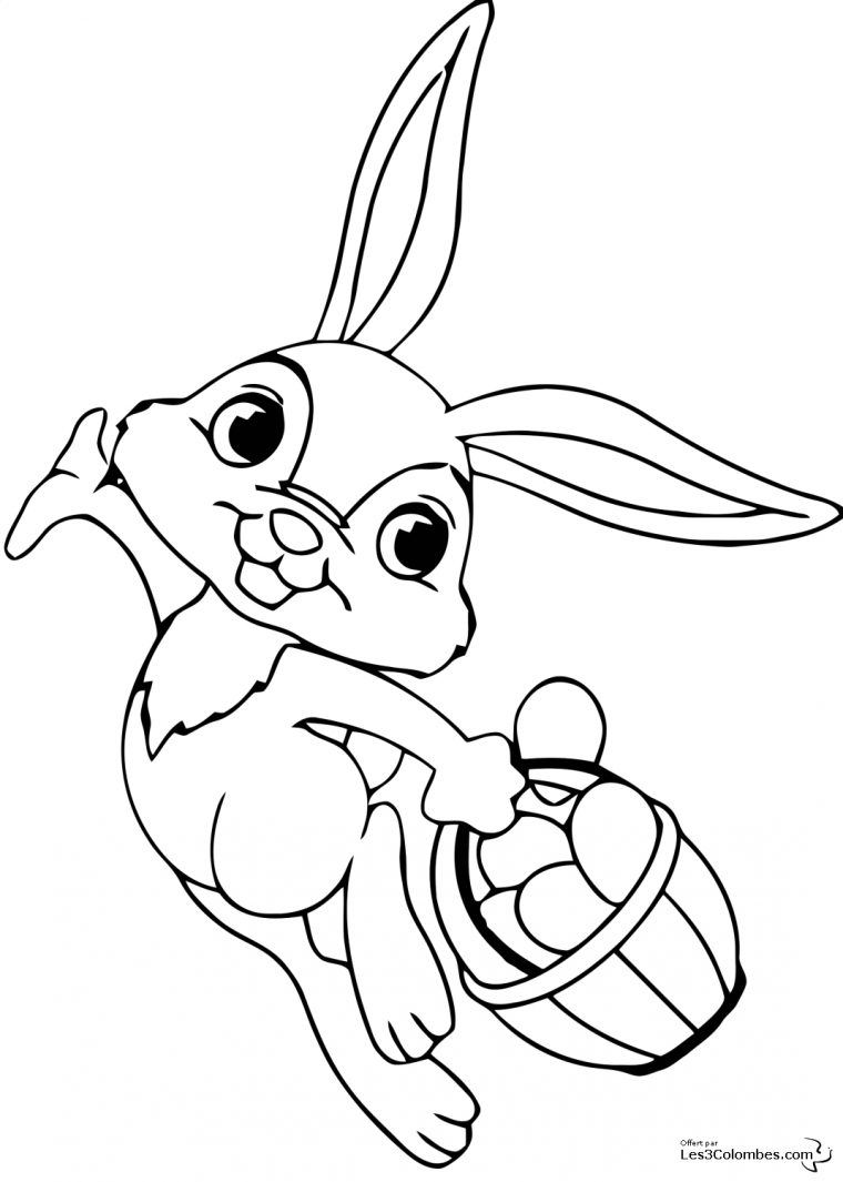 Coloriage Panier D Oeuf De Paques 3 – Coloriage En Ligne Gratuit Pour avec Coloriage En Ligne Oeuf De Paques