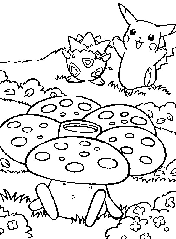 Coloriage Paysage De Pikachu Dessin Gratuit À Imprimer dedans Meilleur Site De Coloriage En Ligne Gratuit