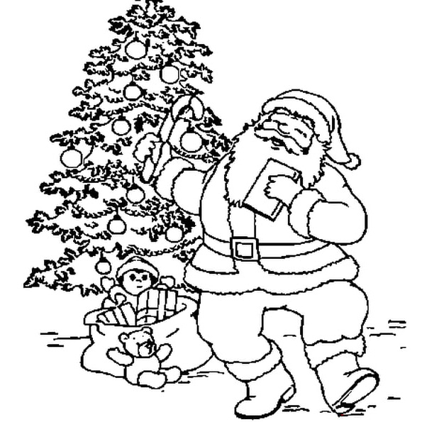 Coloriage Père Noël Inspirant Photos Père Noël Sapin Coloriage Père tout Coloriage En Ligne Pere Noel