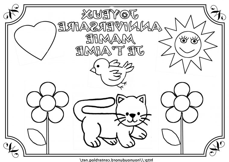 Coloriage Pour Anniversaire Élégant Galerie Anniversaire Mamie à Dacsin A Inprimac Anniversaire Mamie