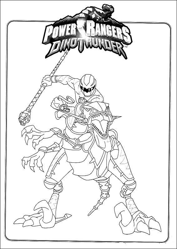 Coloriage Power Rangers Dino Thunder Dessin Gratuit À Imprimer tout Dessin A Colorier Et A Imprimer Power Rangers