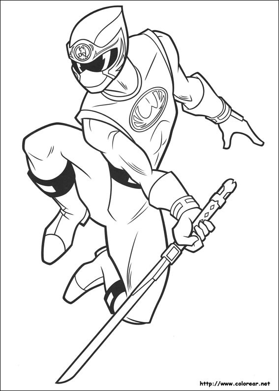 Coloriage Power Rangers Ninja Steel À Découper destiné Dessin A Colorier Facile Ranger