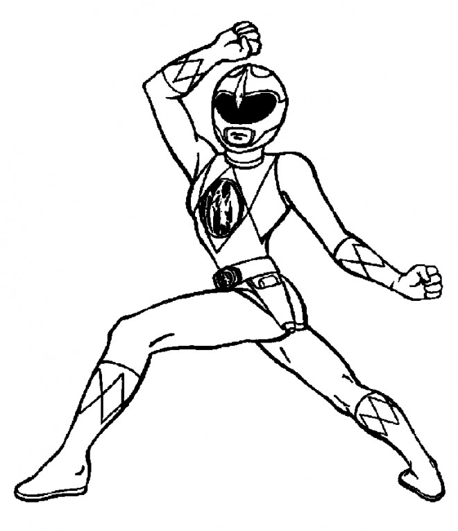 Coloriage Power Rangers Personnage Dessin Gratuit À Imprimer serapportantà Dessin A Colorier Facile Ranger