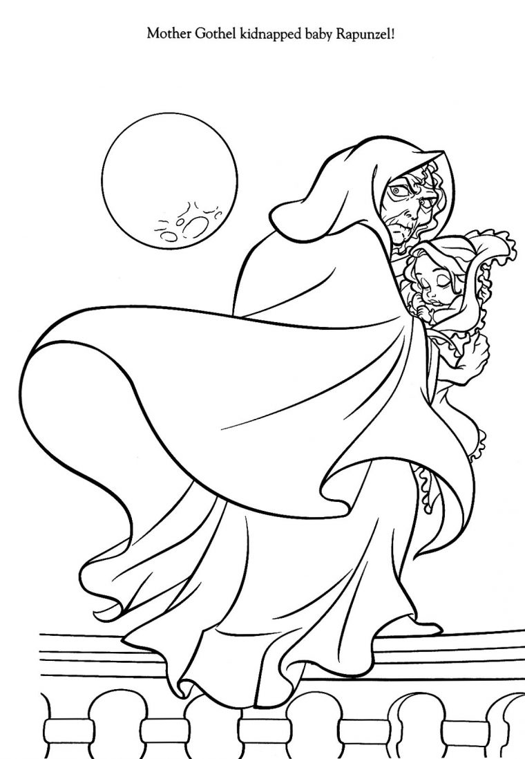 Coloriage Raiponce | Tangled Coloring Pages, Disney Coloring Pages avec Dessin Raiponce A Colorier Et A Imprimer