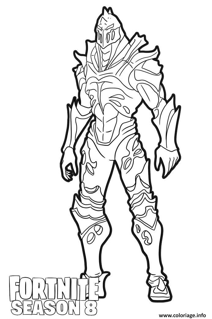 Coloriage Ruin Skin From Fortnite Season 8 Dessin Fortnite À Imprimer concernant Personnage Fortnite Dessin