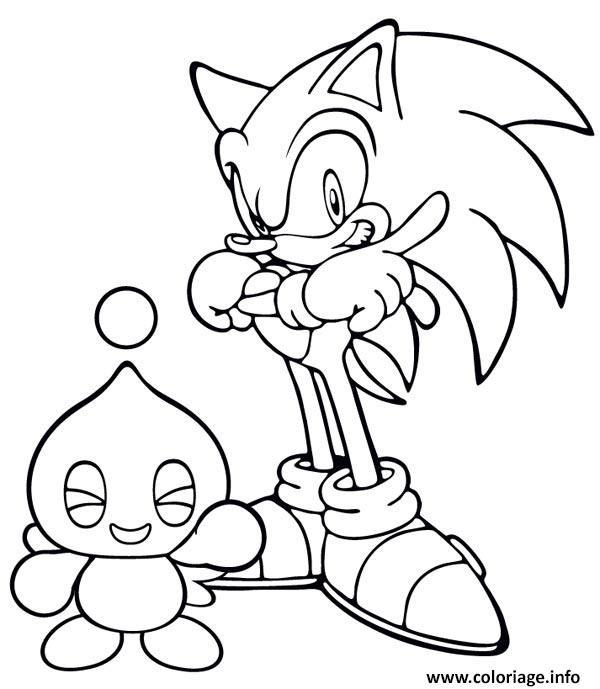 Coloriage Sonic 185 Dessin Sonic À Imprimer concernant Dessin A Colorier Facile Sonic