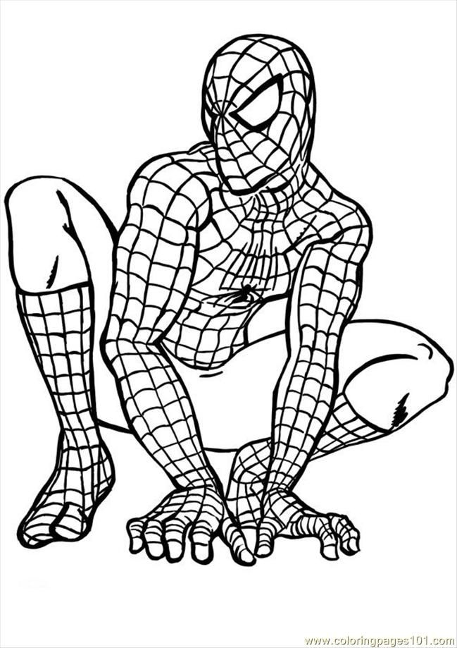 Coloriage Spiderman Gratuits À Imprimer (Coloriages, Dessins Et Pdf destiné Dessin A Colorier Gratuit A Imprimer Spiderman