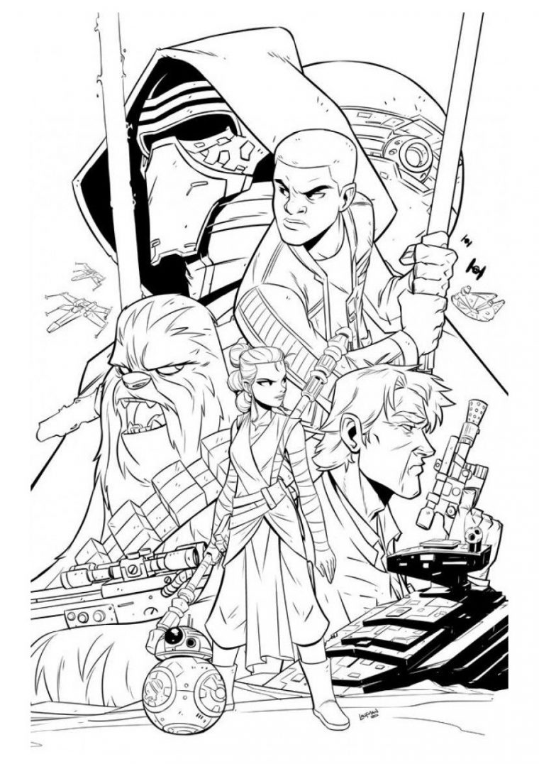 Coloriage Star Wars | 20 Images À Imprimer Gratuitement tout Dessin A Colorier A Imprimer Star Wars