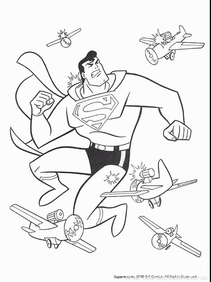 Coloriage Superman À Colorier – Dessin À Imprimer | Cartoon Coloring dedans Dessin De Superman A Colorier Et A Imprimer