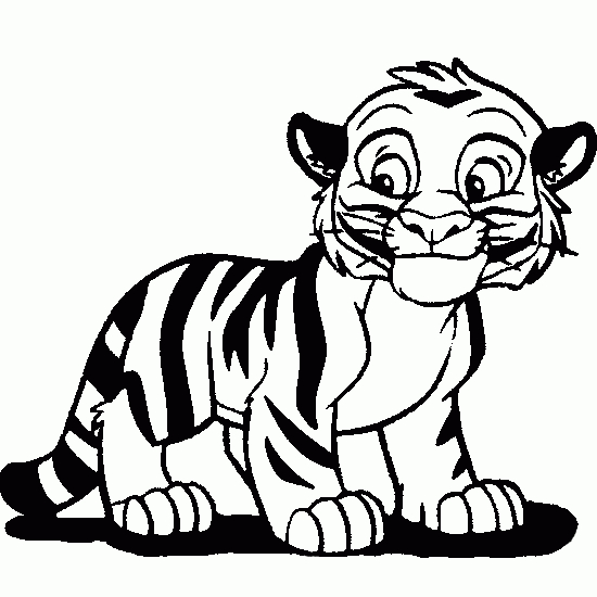 Coloriage Tigre #13635 (Animaux) – Album De Coloriages concernant Dessin A Colorier Tigre Gratuit A Imprimer