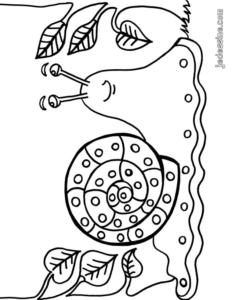 Coloriage Tigre Mandala: Coloriage Animaux Escargot destiné Hugo L&#039;Escargot 6 Coloriage