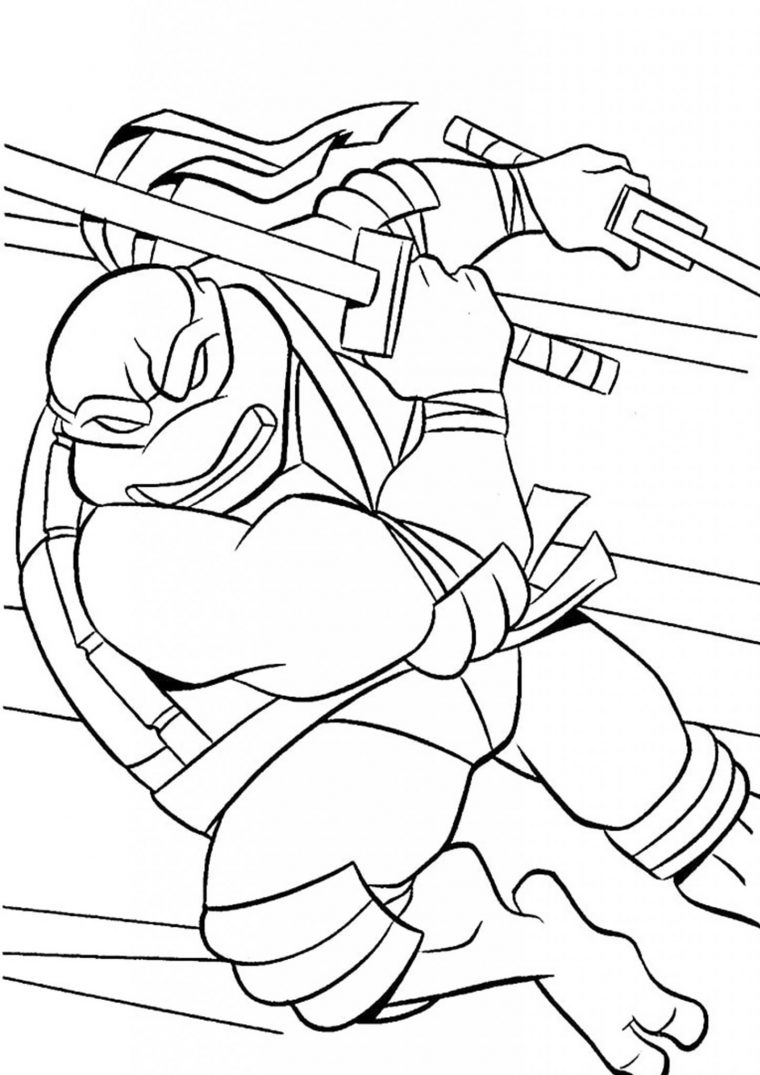 Coloriage Tortues Ninja À Imprimer Gratuitement | Moncoloriage.fr dedans Dessin A Colorier Tortue Ninja A Imprimer