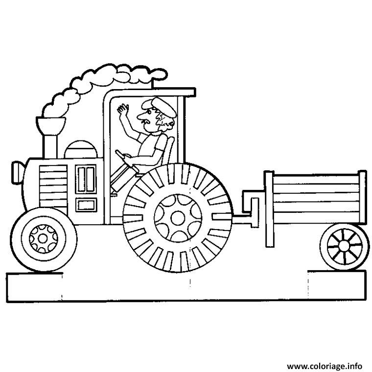 Coloriage Tracteur Agricole Colorier Dessin Tracteur À Imprimer tout Dessin De Tracteur A Colorier Et A Imprimer