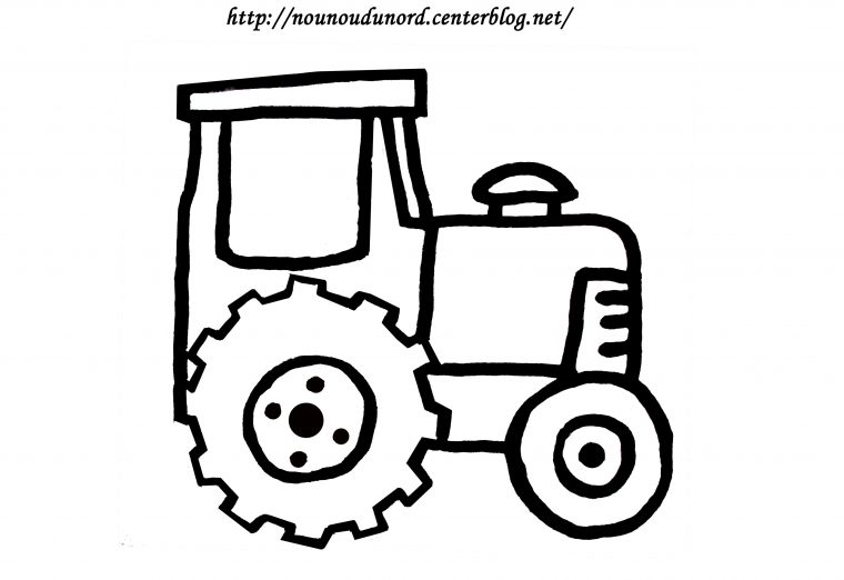 Coloriage Tracteur Ferme Imprimer à Dessin A Colorier A Imprimer Tracteur