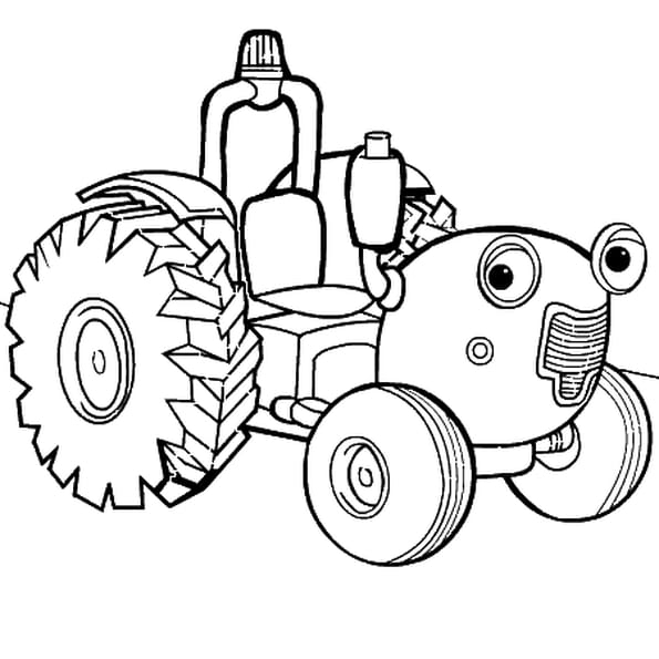 Coloriage Tracteur Tom En Ligne Gratuit À Imprimer destiné Dessin De Tracteur A Colorier Et A Imprimer