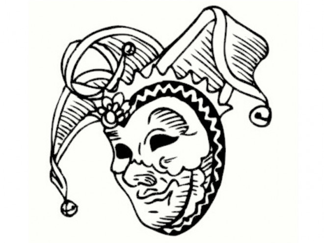 Coloriage Un Masque De Carnaval Vecteur Dessin Gratuit À Imprimer serapportantà Masque De Carnaval Coloriage En Ligne Gratuit